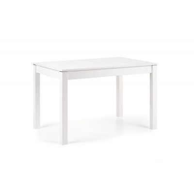 Стол обеденный HALMAR MAURYCY белый/белый 118-158/75